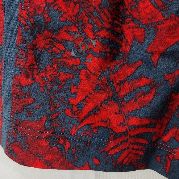 Lululemon Pace Breaker Mens Shorts Small Canopy Hot Heat Mach Blue 7" Linerless - Picture 7 of 8